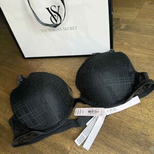 Victoria's Secret Elegant Black Bra 36 C